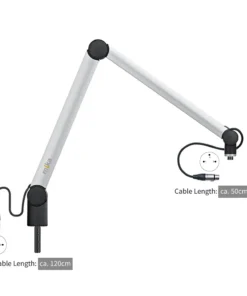 Microphone Arm M Aluminum (with XLR connectors installed)