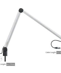 Microphone Arm XL Aluminum (with XLR connectors installed)